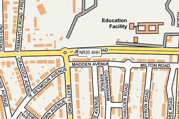 NR30 4HH map - OS OpenMap – Local (Ordnance Survey)