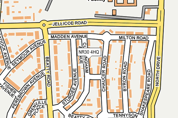 NR30 4HQ map - OS OpenMap – Local (Ordnance Survey)