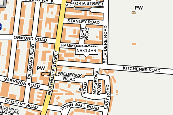 NR30 4HR map - OS OpenMap – Local (Ordnance Survey)