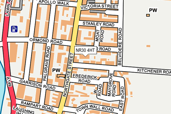 NR30 4HT map - OS OpenMap – Local (Ordnance Survey)