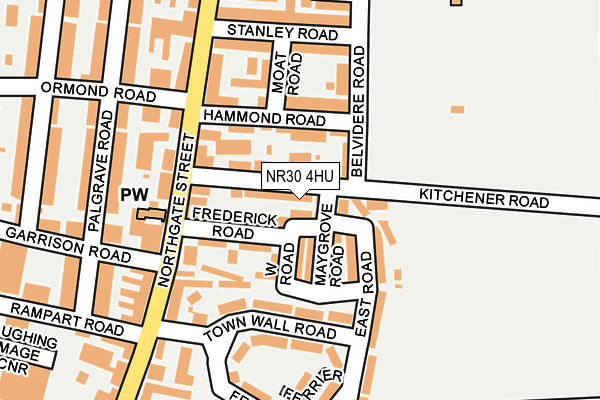 NR30 4HU map - OS OpenMap – Local (Ordnance Survey)
