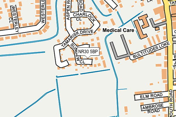 NR30 5BP map - OS OpenMap – Local (Ordnance Survey)