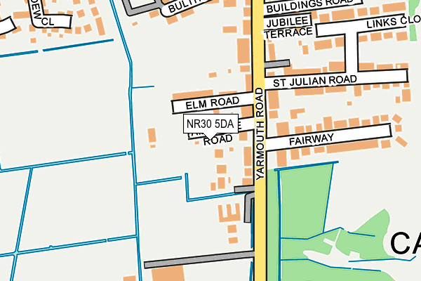 NR30 5DA map - OS OpenMap – Local (Ordnance Survey)