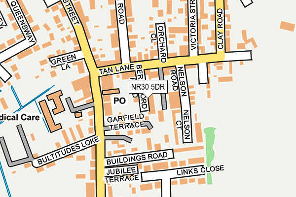 NR30 5DR map - OS OpenMap – Local (Ordnance Survey)