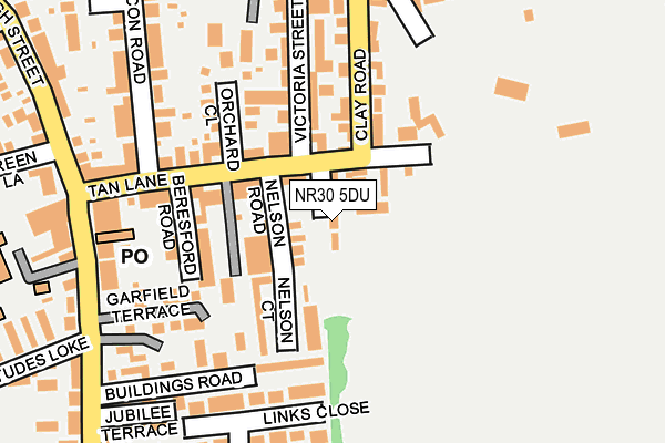 NR30 5DU map - OS OpenMap – Local (Ordnance Survey)