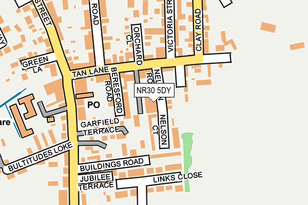 NR30 5DY map - OS OpenMap – Local (Ordnance Survey)