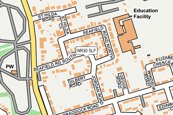 Map of THE BEDDING CENTRE LIMITED at local scale