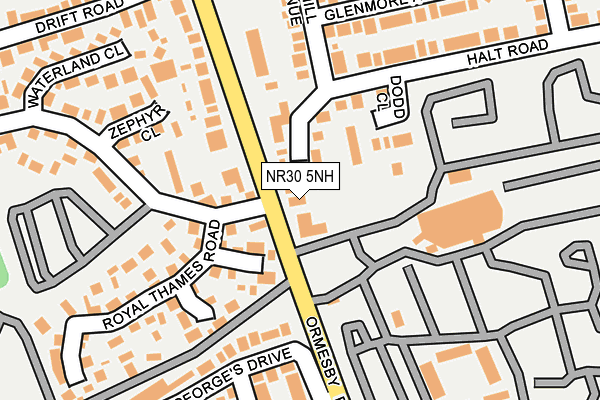 NR30 5NH map - OS OpenMap – Local (Ordnance Survey)