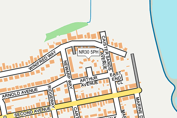 NR30 5PH map - OS OpenMap – Local (Ordnance Survey)