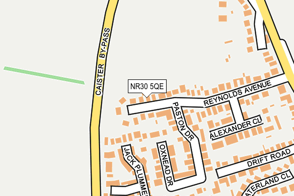 NR30 5QE map - OS OpenMap – Local (Ordnance Survey)