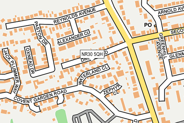 NR30 5QH map - OS OpenMap – Local (Ordnance Survey)