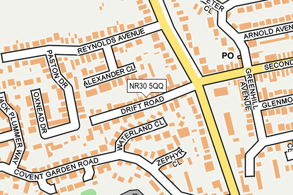 NR30 5QQ map - OS OpenMap – Local (Ordnance Survey)