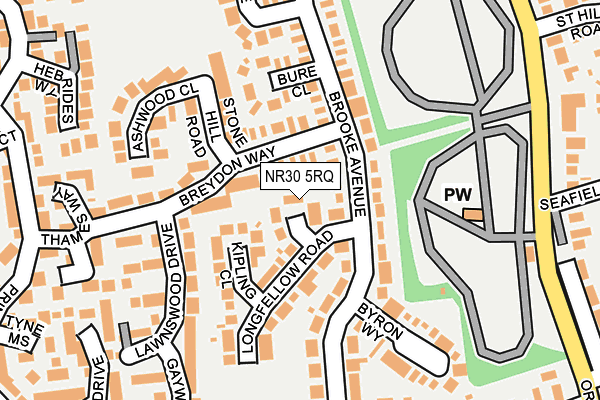NR30 5RQ map - OS OpenMap – Local (Ordnance Survey)