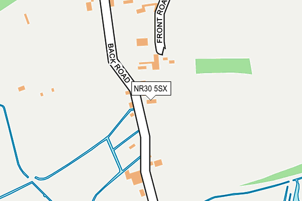 NR30 5SX map - OS OpenMap – Local (Ordnance Survey)