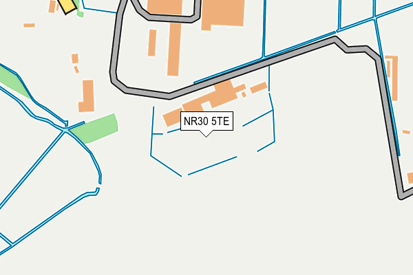 NR30 5TE map - OS OpenMap – Local (Ordnance Survey)
