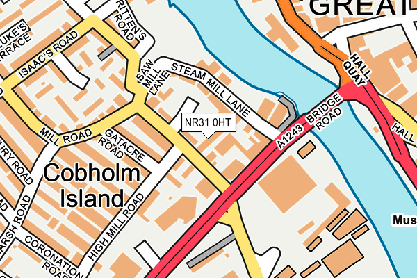 NR31 0HT map - OS OpenMap – Local (Ordnance Survey)