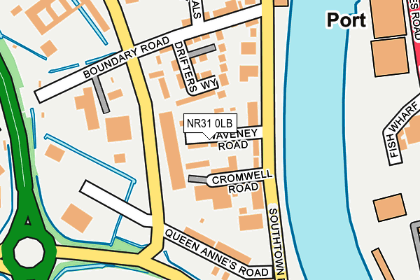 NR31 0LB map - OS OpenMap – Local (Ordnance Survey)