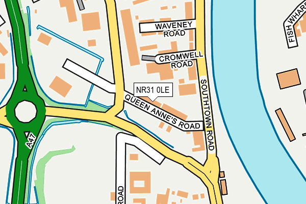 NR31 0LE map - OS OpenMap – Local (Ordnance Survey)