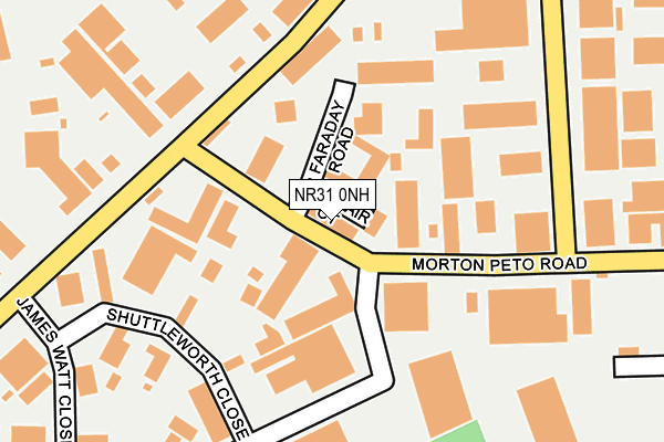 NR31 0NH map - OS OpenMap – Local (Ordnance Survey)