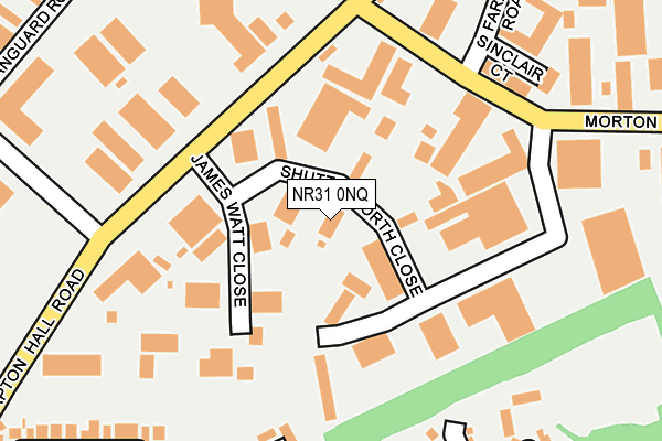 NR31 0NQ map - OS OpenMap – Local (Ordnance Survey)
