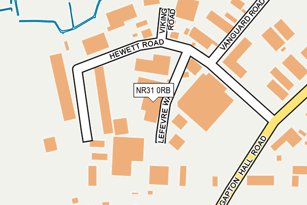 NR31 0RB map - OS OpenMap – Local (Ordnance Survey)