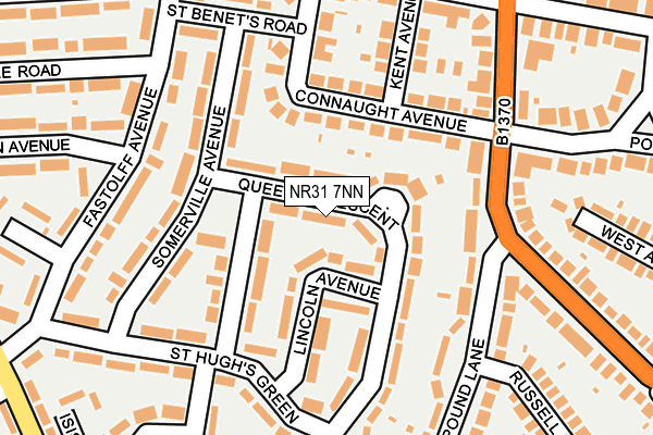 NR31 7NN map - OS OpenMap – Local (Ordnance Survey)