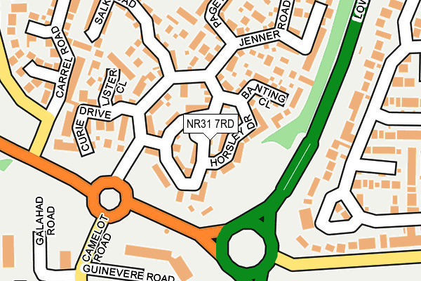 NR31 7RD map - OS OpenMap – Local (Ordnance Survey)