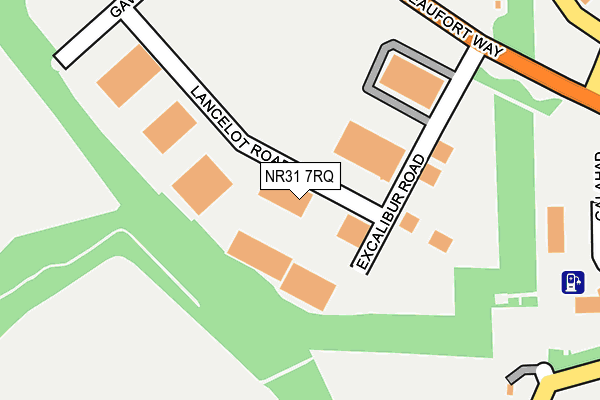 NR31 7RQ map - OS OpenMap – Local (Ordnance Survey)