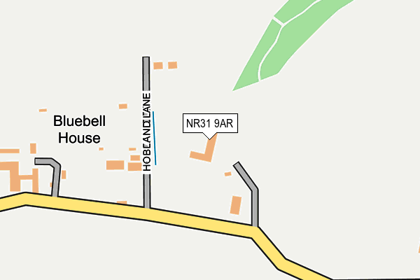 NR31 9AR map - OS OpenMap – Local (Ordnance Survey)
