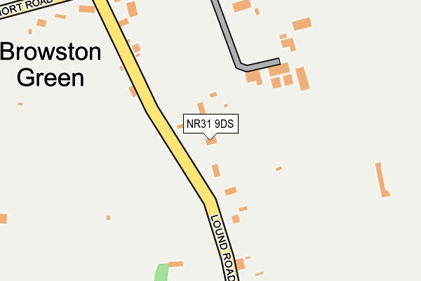 NR31 9DS map - OS OpenMap – Local (Ordnance Survey)