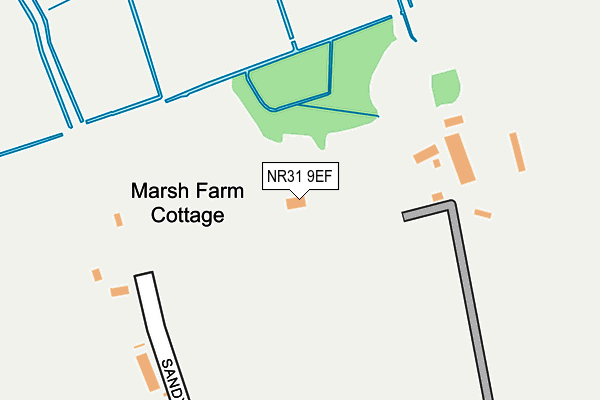 NR31 9EF map - OS OpenMap – Local (Ordnance Survey)