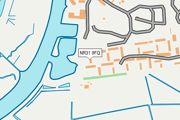 NR31 9FQ map - OS OpenMap – Local (Ordnance Survey)