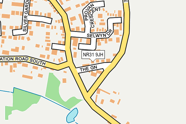NR31 9JH map - OS OpenMap – Local (Ordnance Survey)