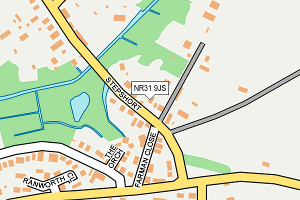 NR31 9JS map - OS OpenMap – Local (Ordnance Survey)