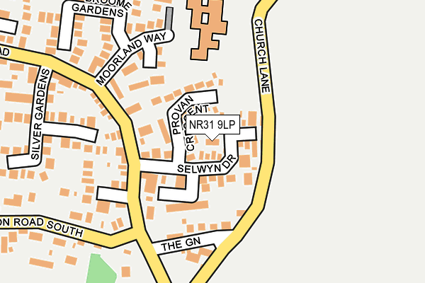 NR31 9LP map - OS OpenMap – Local (Ordnance Survey)