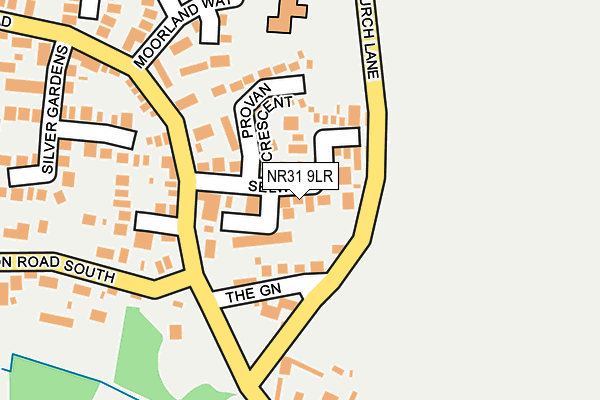 NR31 9LR map - OS OpenMap – Local (Ordnance Survey)