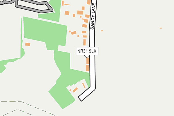 NR31 9LX map - OS OpenMap – Local (Ordnance Survey)