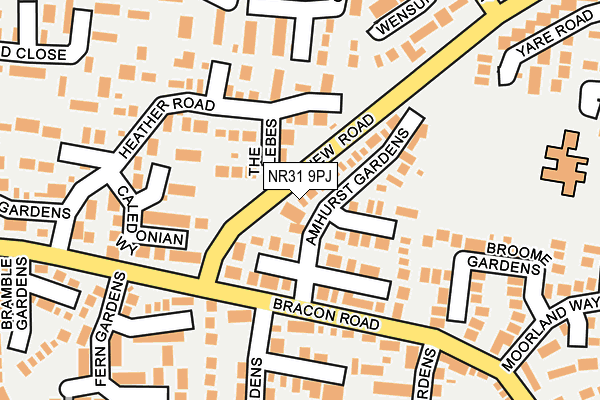 NR31 9PJ map - OS OpenMap – Local (Ordnance Survey)