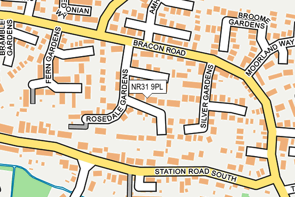 NR31 9PL map - OS OpenMap – Local (Ordnance Survey)