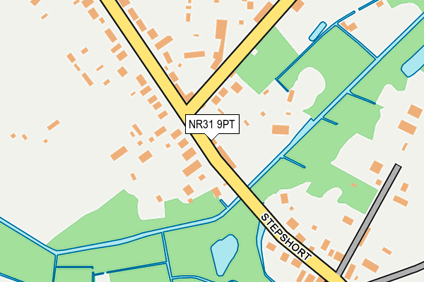 NR31 9PT map - OS OpenMap – Local (Ordnance Survey)
