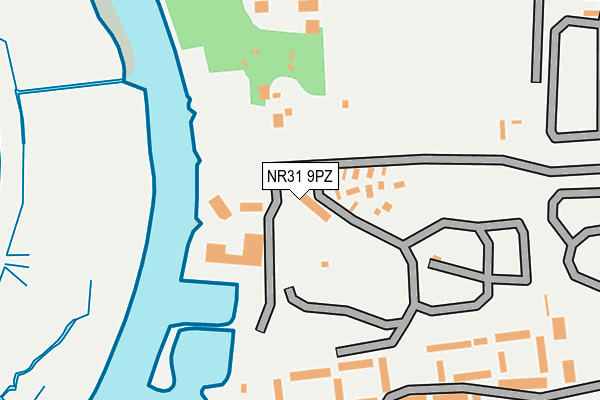 NR31 9PZ map - OS OpenMap – Local (Ordnance Survey)