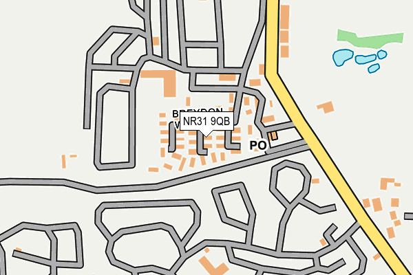 NR31 9QB map - OS OpenMap – Local (Ordnance Survey)