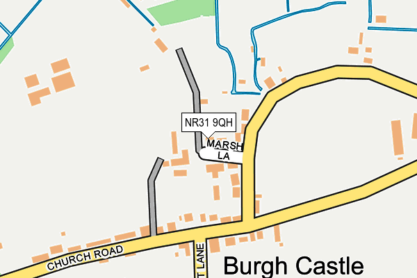 NR31 9QH map - OS OpenMap – Local (Ordnance Survey)