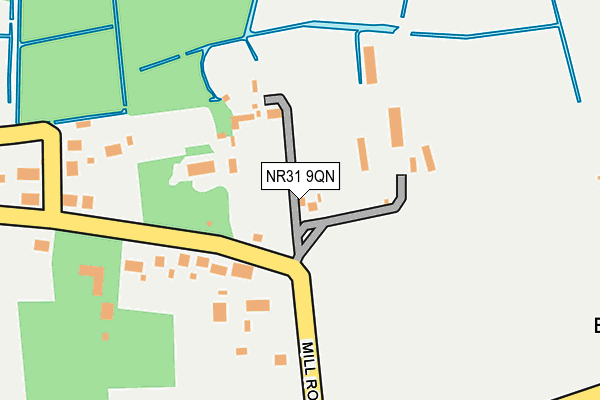 NR31 9QN map - OS OpenMap – Local (Ordnance Survey)