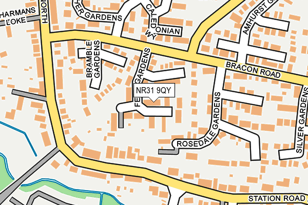 NR31 9QY map - OS OpenMap – Local (Ordnance Survey)