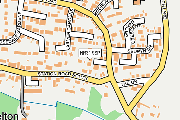 NR31 9SP map - OS OpenMap – Local (Ordnance Survey)