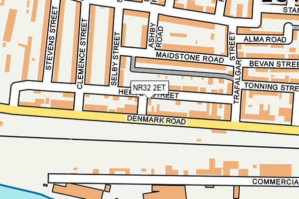 NR32 2ET map - OS OpenMap – Local (Ordnance Survey)