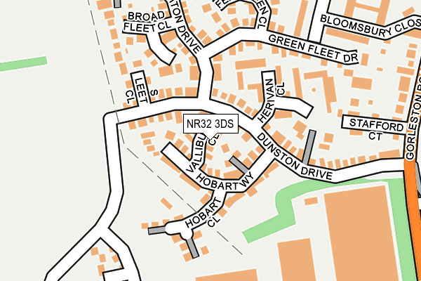 NR32 3DS map - OS OpenMap – Local (Ordnance Survey)
