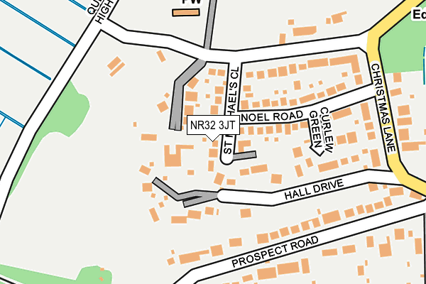 NR32 3JT map - OS OpenMap – Local (Ordnance Survey)