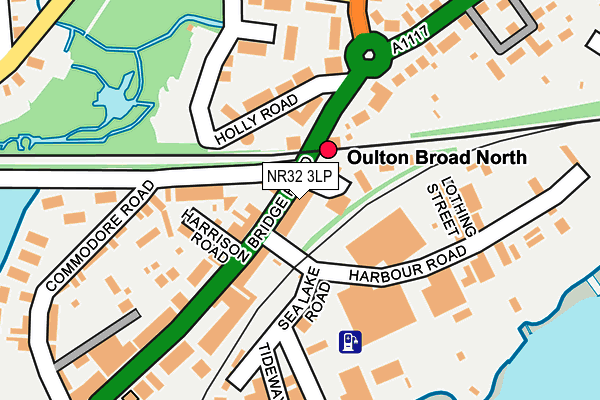NR32 3LP map - OS OpenMap – Local (Ordnance Survey)
